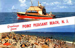 Greetings From Point Pleasant Beach Postcard