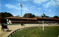 Saratoga Raceway Postcard