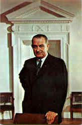 President Lyndon B. Johnson Presidents Postcard Postcard