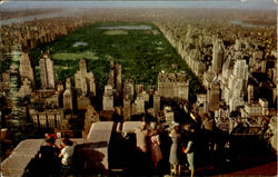 Central Park Uptown Manhattan Postcard