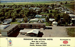 FRIENSHIP INN WESTERN MOTEL, West End of Town Postcard