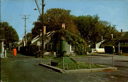 Pump Square-In "Sconset" Nantucket, MA Postcard Postcard