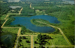 INTERLACHEN LAKES ESATES, Hills and Lakes Section of florida Postcard