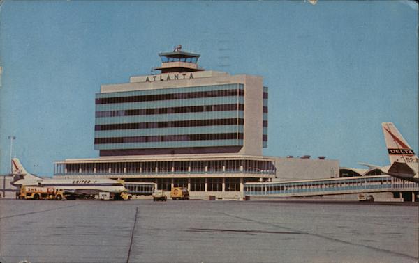 Atlanta Airport Georgia Postcard