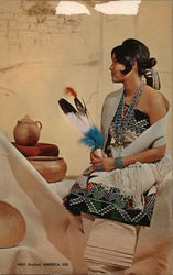 Miss Indian American XIII Taos, NM Native Americana Postcard Postcard Postcard