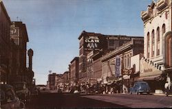 Scene Looking West on Park Street Butte, MT Postcard Postcard Postcard