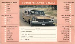 Buick Travel-Gram, 1959 Station Wagon Cars Postcard Postcard Postcard