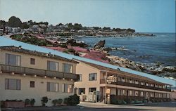 Borg's "Ocean Front" Motel Postcard