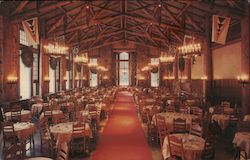 Ahwahnee Dining Room Yosemite National Park, CA Postcard Postcard Postcard