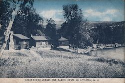 Baker Brook Lodges and Cabins Postcard