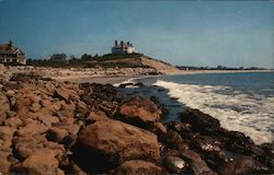 Lighthouse at Watch Hill Rhode Island Postcard Postcard Postcard