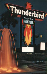 Thunderbird Motor Hotel Postcard