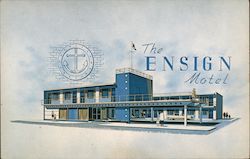 The Ensign Motel Atlantic City, NJ Postcard Postcard Postcard