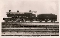 GWR - Glehn Compound Engine No. 104 Locomotives Postcard Postcard Postcard