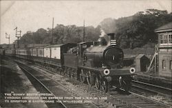 The "Sunny South" Special to Brighton & Eastbourne Via Willesden Jung Trains, Railroad Postcard Postcard Postcard