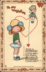 To My Valentine Postcard