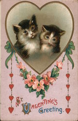 St. Valentine's Greeting Postcard