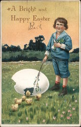 A Bright and Happy Easter Postcard