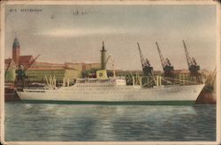 M/S "Stockholm", Swedish American Line Postcard