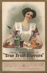 J. Hungerford Smith Co.'s True Fruit Flavors at Our Fountain Advertising Postcard Postcard Postcard