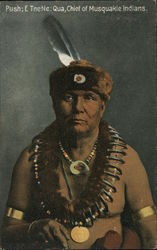 Push; E Tne:Qua Native Americana Postcard Postcard Postcard