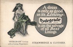 Strawbridge & Clothier Hydegrade Advertising Postcard Postcard Postcard