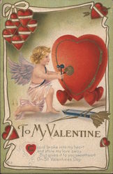 To My Valentine Postcard