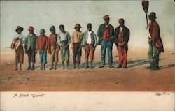 A Black Guard of Boys Black Americana Postcard Postcard Postcard