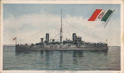 Italian Cruiser "Varese" Postcard