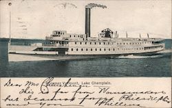 Steamer Vermont, Lake Champlain Postcard