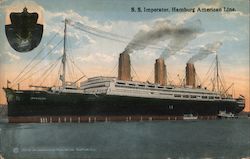 S.S. Imperator Postcard