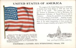 United States of America Flag Flags Postcard Postcard Postcard