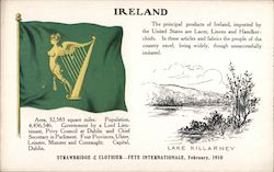 Ireland Flags Postcard Postcard Postcard