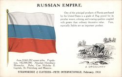 Russian Empire Flags Postcard Postcard Postcard