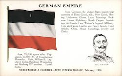 German Empire Flags Postcard Postcard Postcard