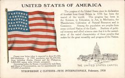 United States of America Flag Flags Postcard Postcard Postcard