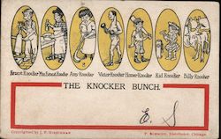 The Knocker Bucnh The Whole Family Postcard Postcard Postcard