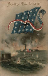 Memorial Day Souvenir: Submarines at Sea Postcard