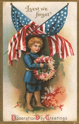 Decoration Day Greetings Postcard