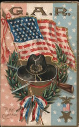 GAR: To My Comrade Memorial Day Postcard Postcard Postcard