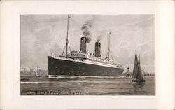 Cunard R.M.S. "Franconia" & "Laconia" Steamers Postcard Postcard Postcard