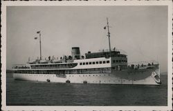 S.S. Kraij Aleksandar I Postcard