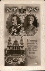 Silver Jubilee of King George the Fifth. Postcard