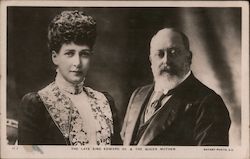 The Late King Edward VII & The Queen Mother Royalty Postcard Postcard Postcard