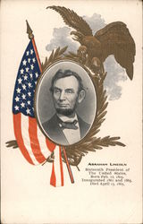 Abraham Lincoln Presidents Postcard Postcard Postcard