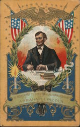 In memory of the centennial anniversary of Abraham Lincoln Presidents Postcard Postcard Postcard