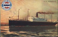 S.S. "Mongolia" - Pacific Mail Steamship Co. Postcard