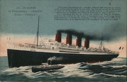 Steamer "France" Steamers Postcard Postcard Postcard