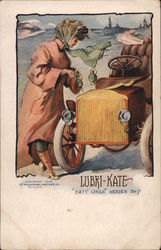 Lubri-Kate Series Cars Postcard Postcard Postcard