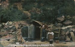 A Western Mining Camp Postcard Postcard Postcard